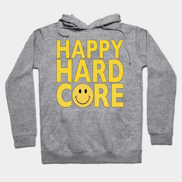 Happy Hardcore Acid House Ravers Hoodie by RuftupDesigns